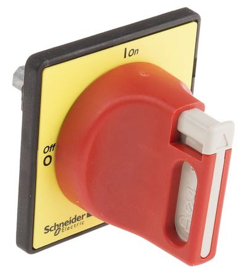 Schneider Electric Yellow, Red Rotary Handle, 60 mm, TeSyS Vario Series