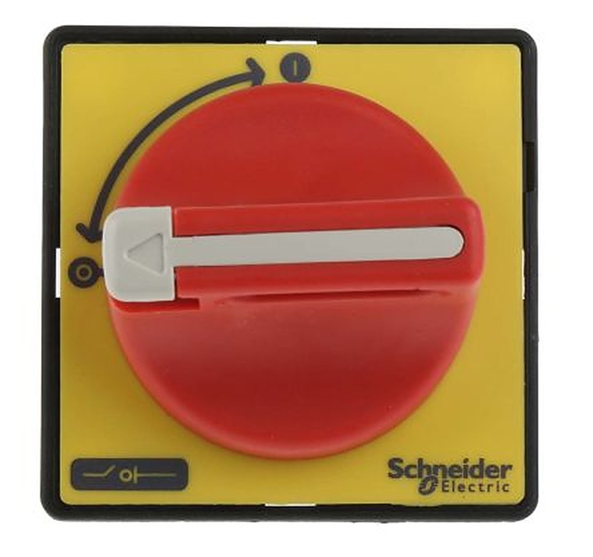 Schneider Electric Yellow Rotary Handle, 60 mm, TeSyS Vario Series