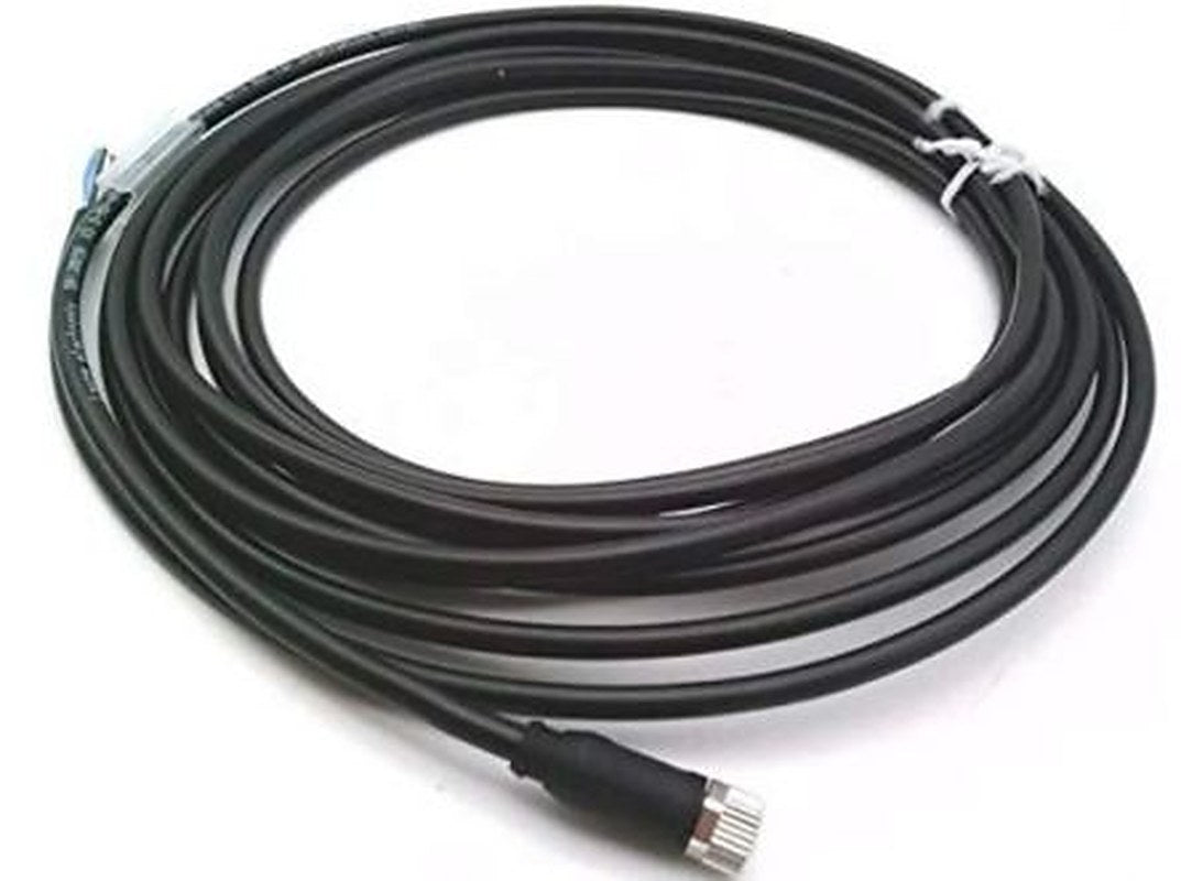 Leuze KD Series Cable, 3 Cores, 0.25 mm² CSA, Unscreened, 5000 mm, Black Polyurethane Sheath