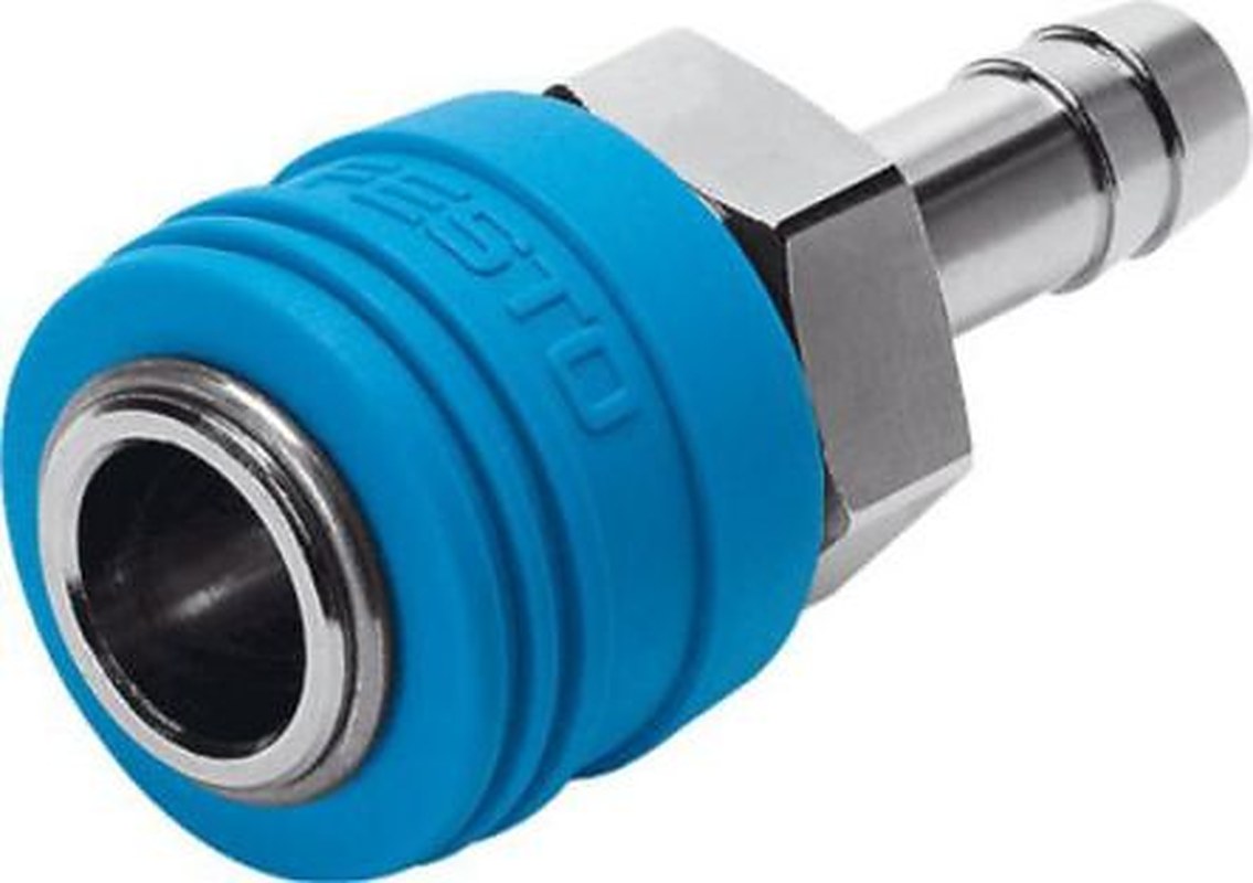 Festo Brass Pneumatic Quick Connect Coupling, 9 mm Female 12mm