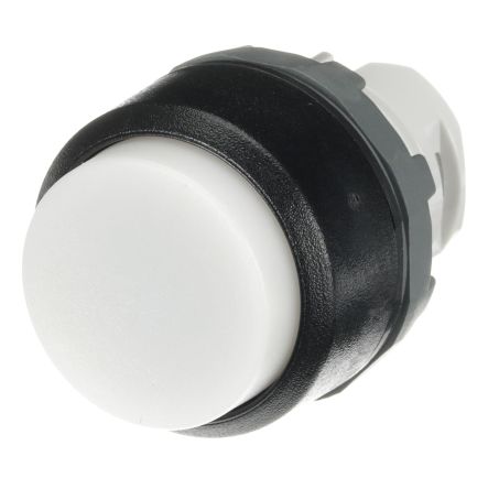ABB MP3 Series White Momentary Push Button Head, 22.5 mm Cutout, IP66