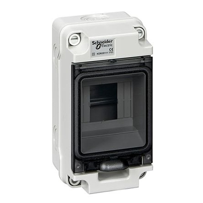 Schneider Electric Mureva Light Grey Polymer Back Box, IP65, Surface Mount 119 mm 110mm 119 mm