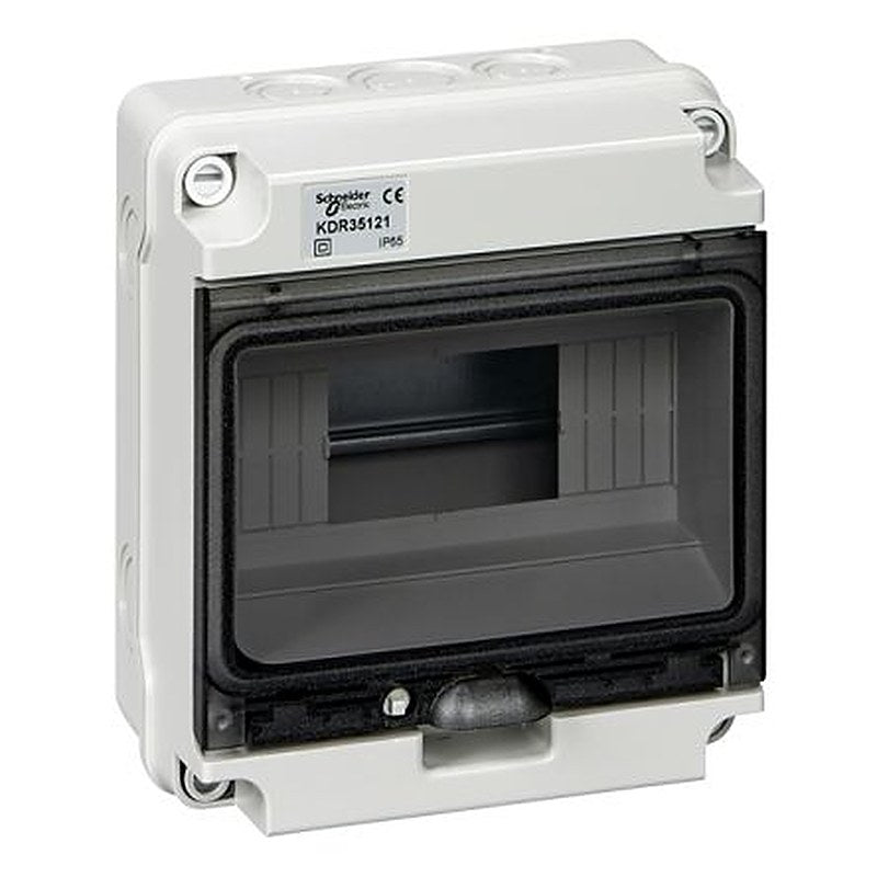 Schneider Electric Mureva Light Grey Polymer Back Box, Surface Mount 119 mm 180mm 119 mm