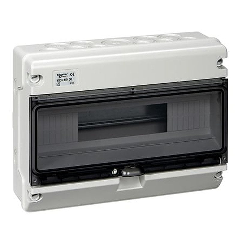 Schneider Electric Mureva Light Grey Polymer Back Box, IP65, Surface Mount 125 mm 320mm 125 mm