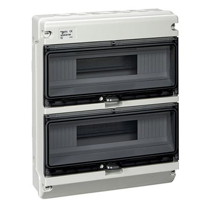 Schneider Electric Mureva Light Grey Polymer Back Box, IP65, Surface Mount 125 mm 320mm 125 mm