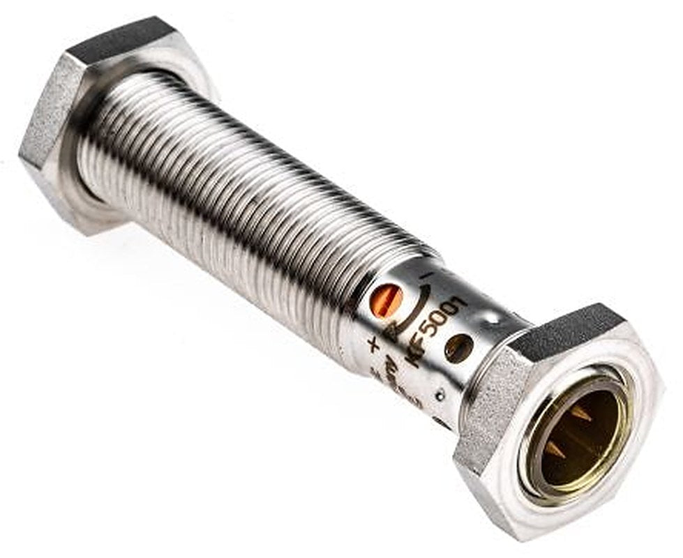 ifm electronic KF5001 Threaded Barrel Capacitive Proximity Sensor KF5001 6 mm, M12 x 1 PNP 100mA 36V 36 V dc