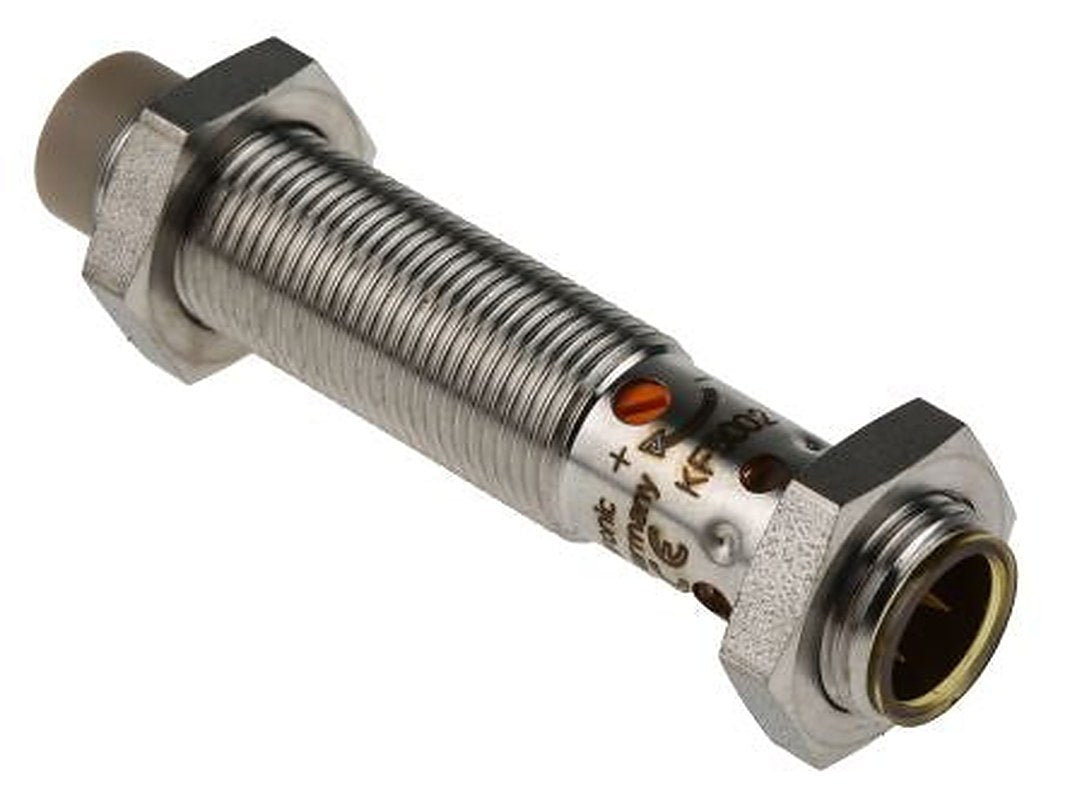 ifm electronic KF5002 Threaded Barrel Capacitive Proximity Sensor KF5002 12 mm, M12 x 1 PNP 100mA 36V 36 V dc