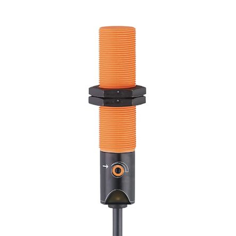 ifm electronic KG5046 Threaded Barrel Capacitive Proximity Sensor KG 8 mm, M18 x 1 NPN 250mA 36V dc 36 V dc