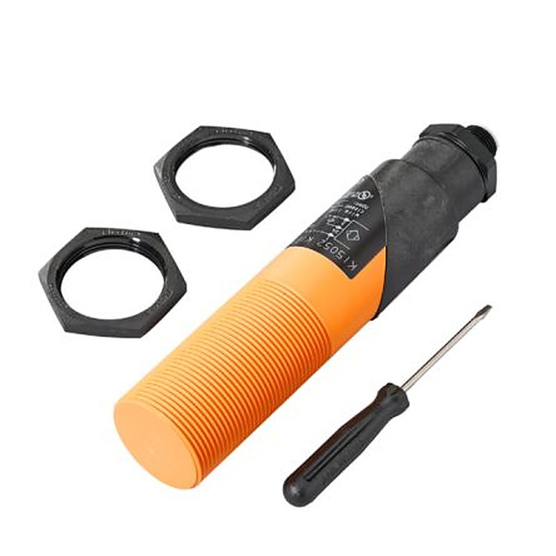 ifm electronic KI5052 Threaded Barrel Capacitive Proximity Sensor KI 15 mm, M30 x 1.5 PNP 250mA 55V dc 55 V ac 55 V dc