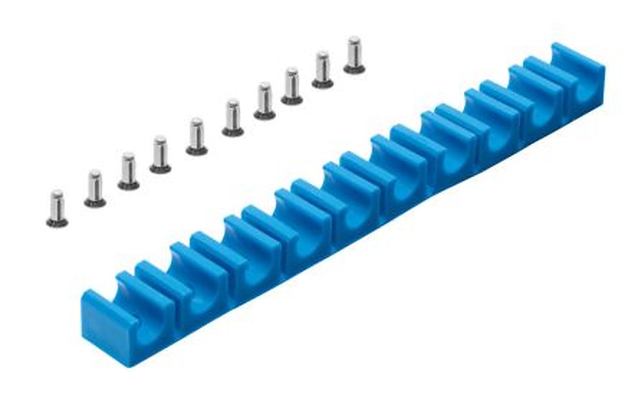 Festo 6 Tubes Polyethylene Tube Clip, For Tube Diam. 12 mm OD