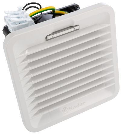 Finder 7F Series Filter Fan, 120V ac, AC, 24 m³/h Filtered, 24 m³/h Unimpeded, IP54, 120 mm, 120 mm x