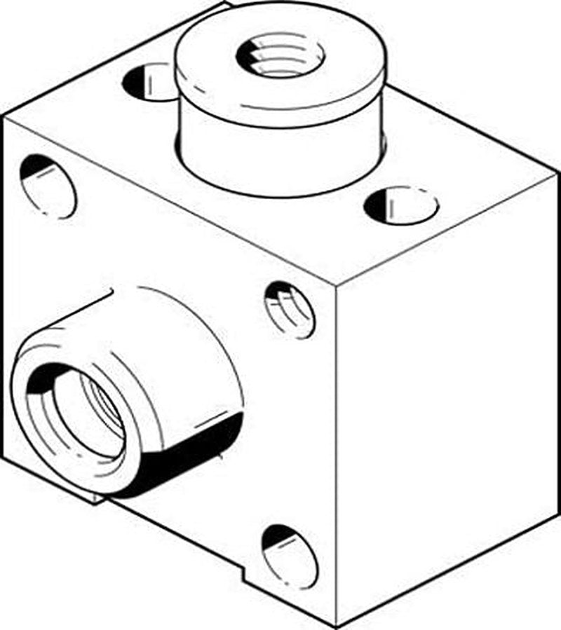 Festo Clamping Piece, 10 bar Clamp, -10 °C to 80 °C