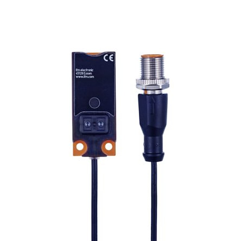 ifm electronic KQ6005 Rectangular Capacitive Proximity Sensor KQ6 12 mm, M12 PNP 100mA 30V dc 30 V dc