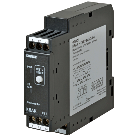 Omron Monitoring Relay, 1 Phase, SPDT, DIN Rail 100V ac, 240 V ac