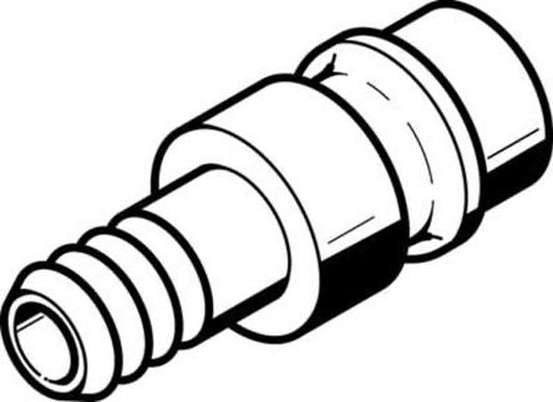 Festo Pneumatic Quick Connect Coupling, Male 7mm