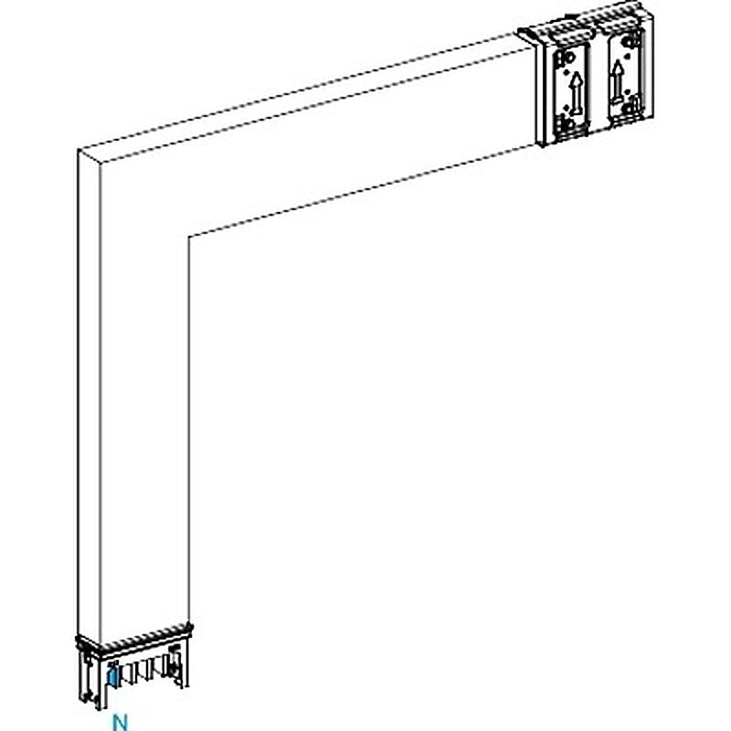 Schneider Electric Busbar Trunking, 400A, 750 mm, KSA Series