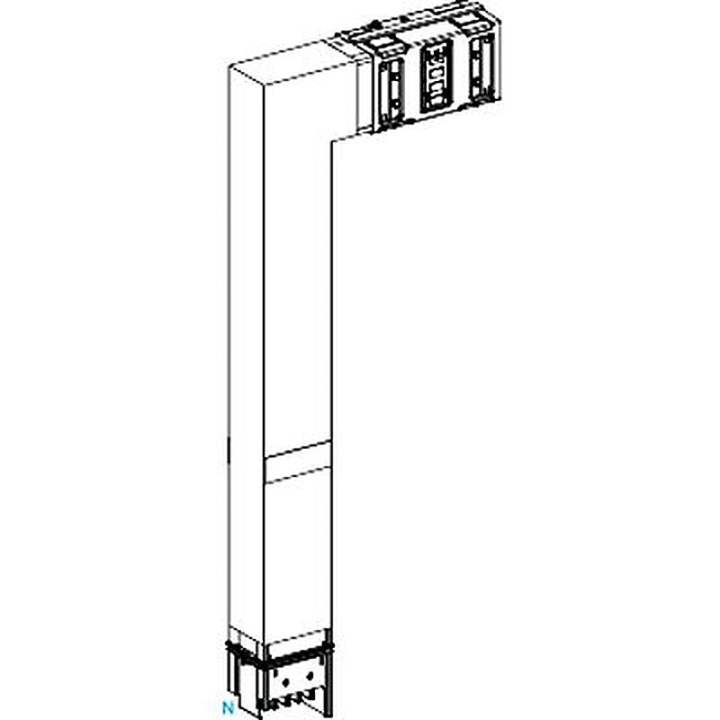 Schneider Electric Busbar Trunking, 630A, 1.2 m, KSA63 Series