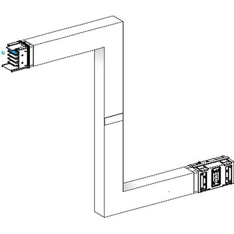Schneider Electric Busbar Trunking, 630A, 1.2 m, KSA63 Series