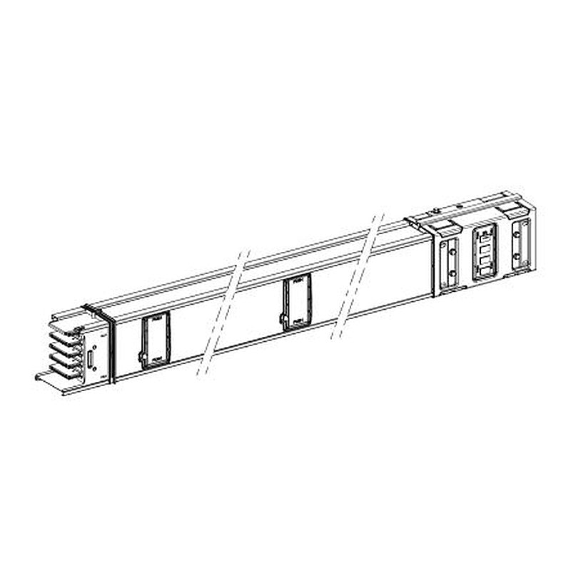 Schneider Electric Busbar Trunking, 630A, 1.5 m, Canalis Series