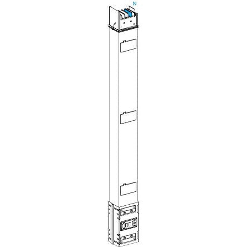 Schneider Electric Vertical Distribution Busbar Trunking, 800A, 1.5 m, Canalis Series