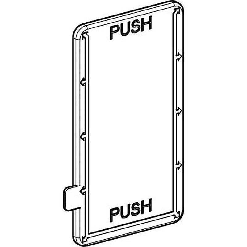 Schneider Electric Transparent Blanking Plate