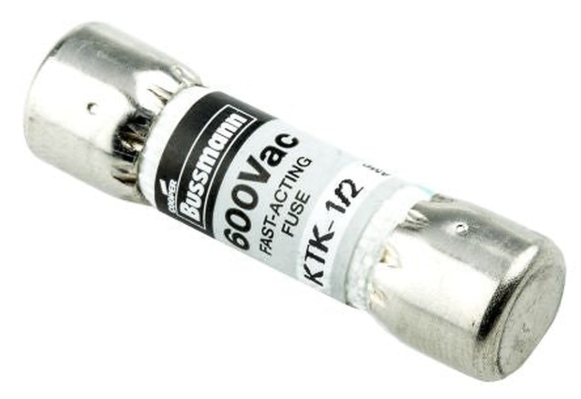 Eaton 500mA F Melamine Cartridge Fuse, 10 x 38 mm