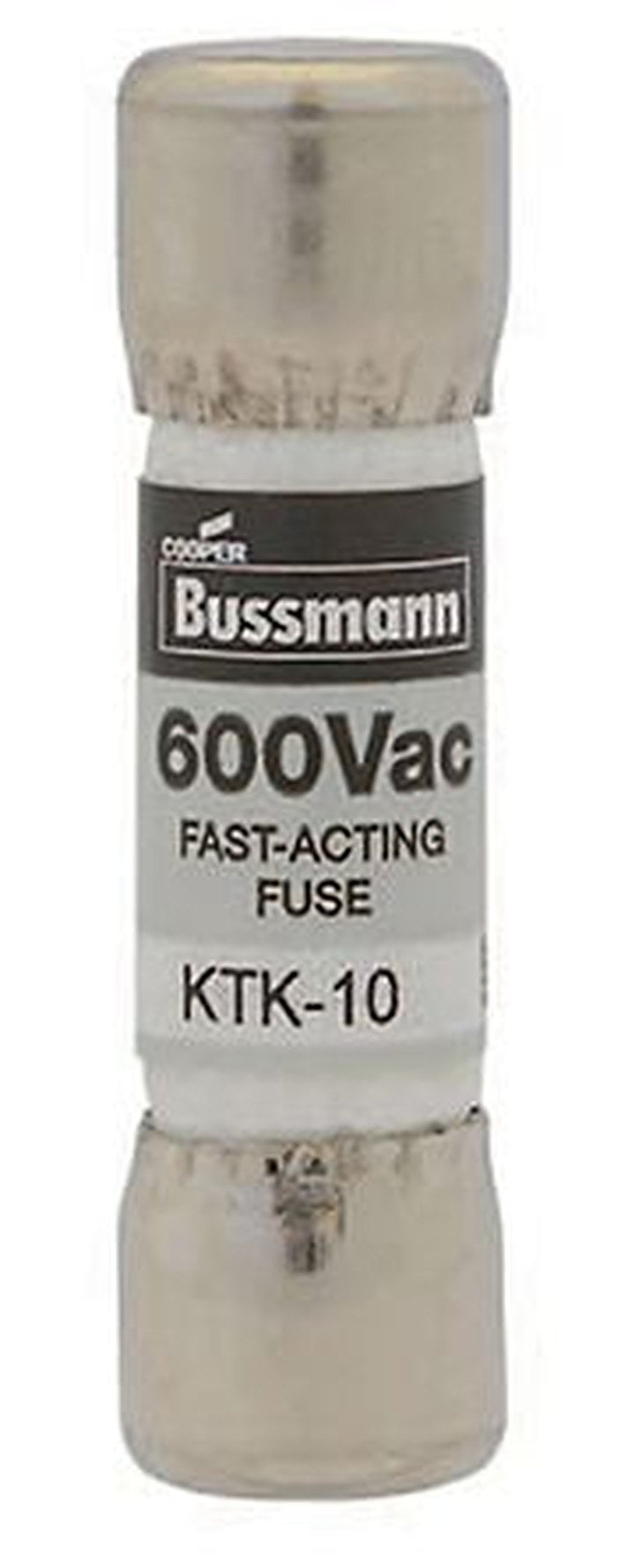 Eaton 2.5A F Melamine Cartridge Fuse, 10 x 38 mm