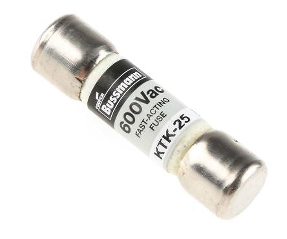 Eaton 25A F Melamine Cartridge Fuse, 10 x 38 mm