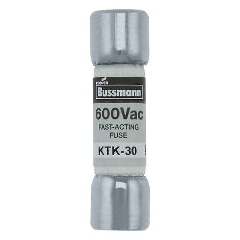 Eaton 7.5A F Melamine Cartridge Fuse, 13/32 x 1-1/2 in