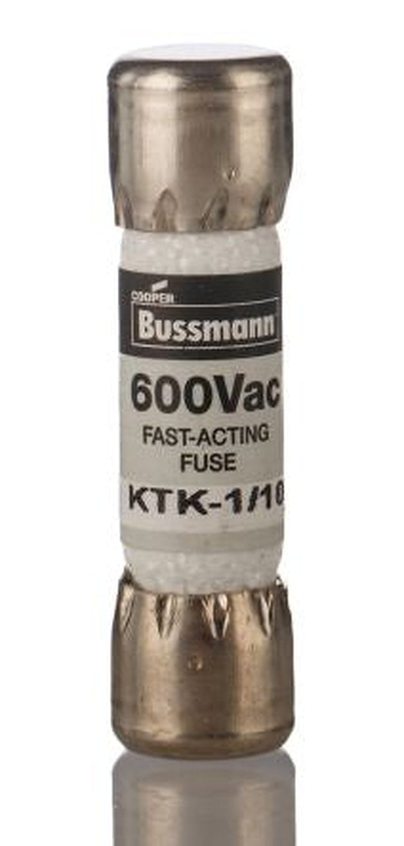 Eaton 100mA F Melamine Cartridge Fuse, 10 x 38 mm