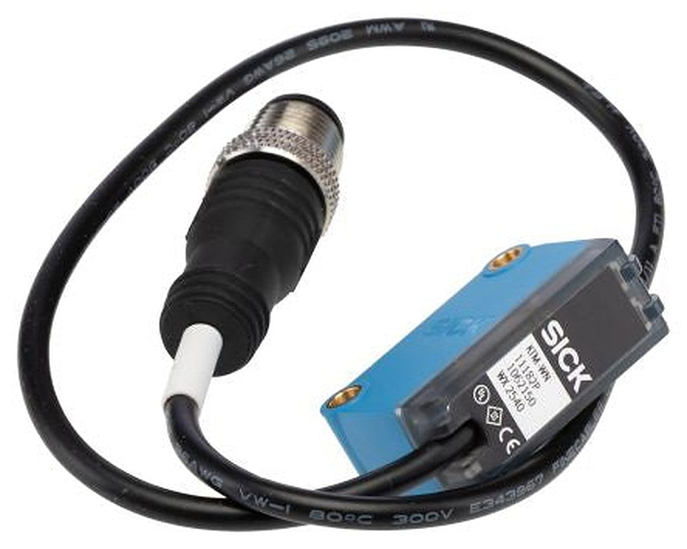 SICK Contrast Sensor RGB LED 12.5 mm, NPN, 50 mA, IP67 24V dc