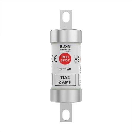 Eaton 2A British Standard Fuse 84.5 mm x 21 mm x 21 mm 690V, 73 mm