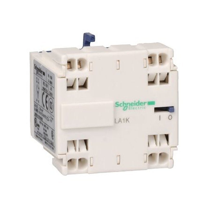 Schneider Electric Auxiliary Contact Block, 2 Contact, 2 NC, TeSyS CA, Front, 10 A, 690V, LA1KN023