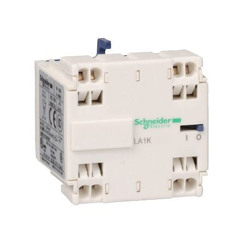 Schneider Electric Auxiliary Contact, 2 Contact, 1 NO/1 NC, TeSys K, Front, 10 A, 690V ac, LA1KN113