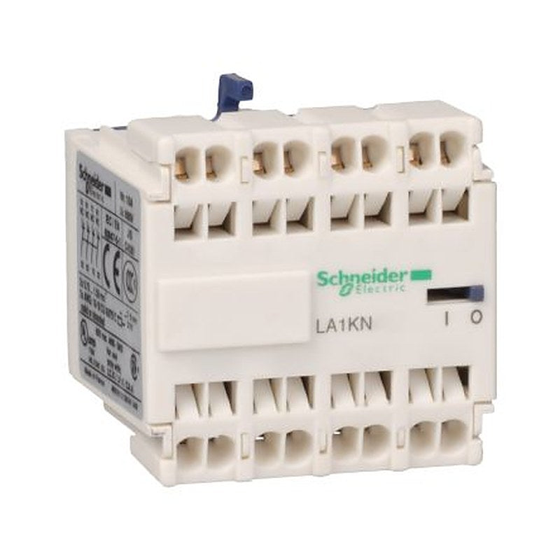 Schneider Electric Auxiliary Contact, 4 Contact, 4 NO, TeSys K, Front, 10 A, 690V ac, LA1KN403