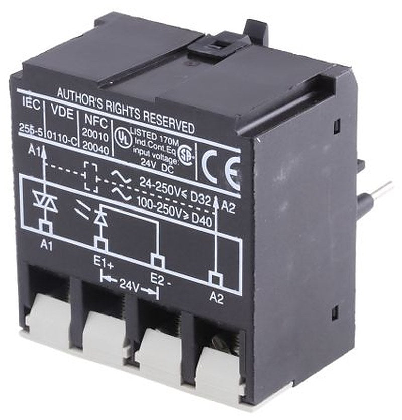 Schneider Electric LA4D Contactor Interface Module for use with LC1 Series