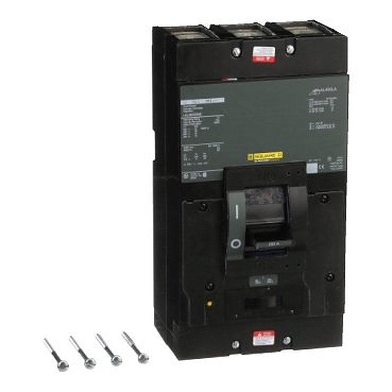 Circuit breaker, LA, 250A, 3 pole, 600VAC, 22kA, 250VDC, 10kA, lugs, thermal magnetic, short handle (Circuit breaker LA) is a Schneider Electric product. Designed for reliable performance and long service life. Available across Iraq — contact us for pricing and delivery options.