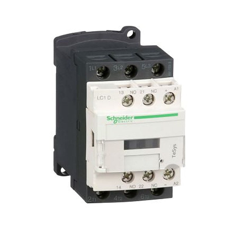 Schneider Electric TeSys D Contactor, 24V dc Coil, 3-Pole, 9 A, 4 kW 24V ac, 3 NO, 690V ac
