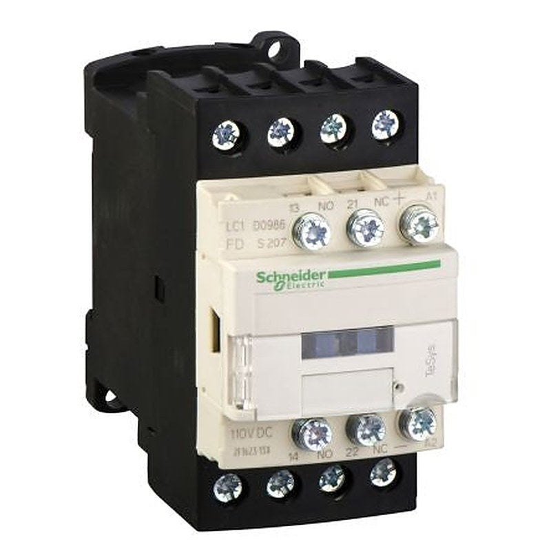 Schneider Electric TeSyS D Contactor, 110V dc Coil, 4-Pole, 20 A 110V dc, 2 NO/2 NC, 690V