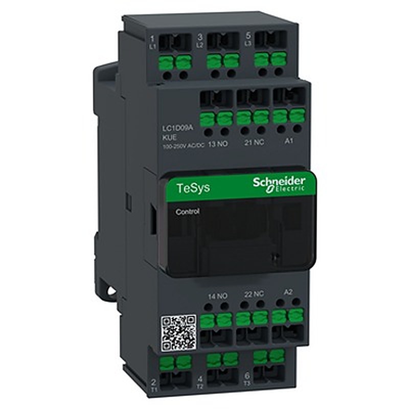 Schneider Electric TeSys Deca Contactor, 250V ac/dc Coil, 3-Pole, 25 A, 15 VA 250V, 1 NO/1 NC, 690V ac