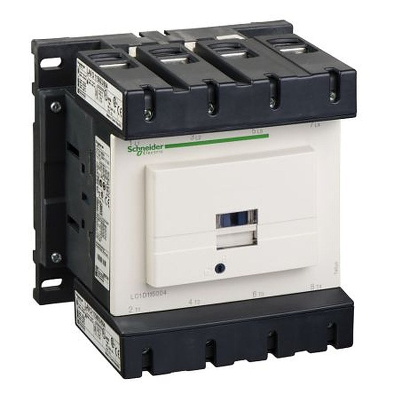 Schneider Electric TeSyS D Contactor, 240V ac Coil, 4-Pole, 115 A, 24 W 240V ac, 4 NO, 690V