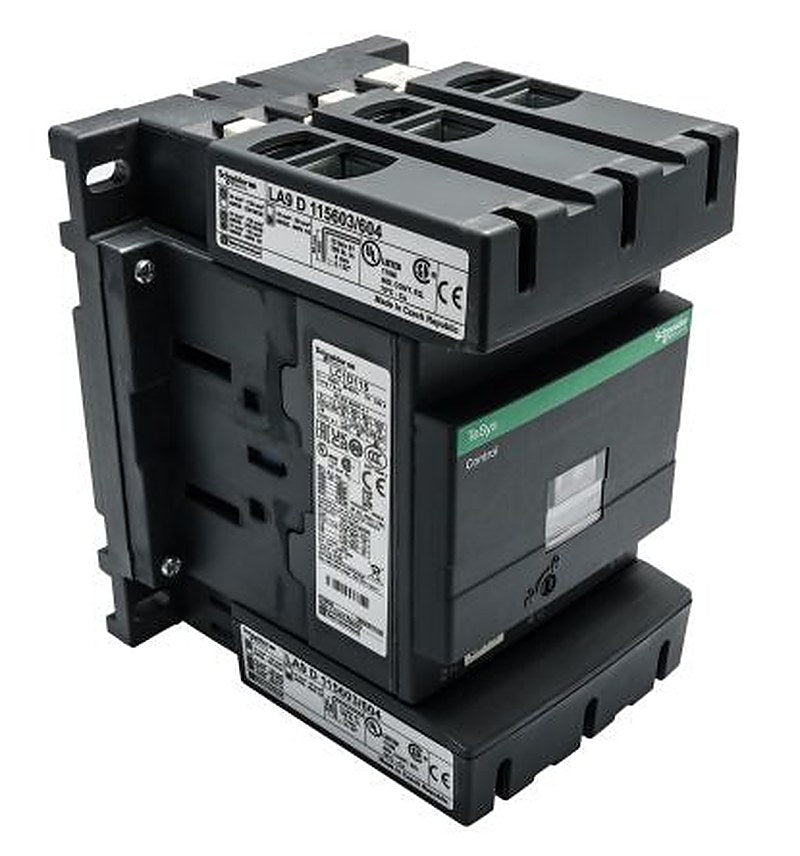 Schneider Electric LC1D Contactor, 230V ac Coil, 3-Pole, 115 A, 55 kW 240V ac, 3 NO, 1kV ac