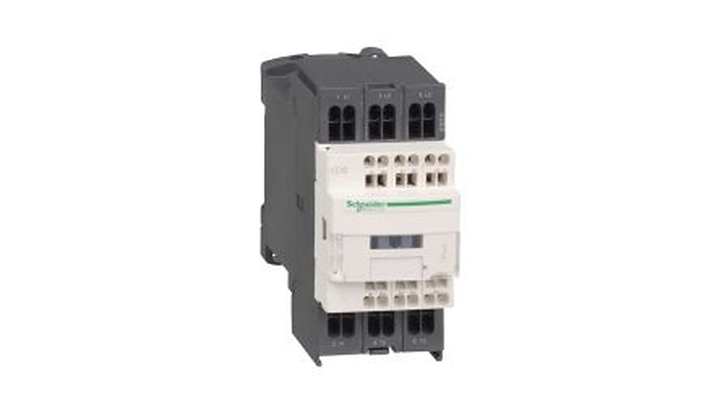 Schneider Electric LC1D Contactor, 115V ac Coil, 3-Pole, 16 A, 7.5 kW 115V ac, 3 NO, 690V ac