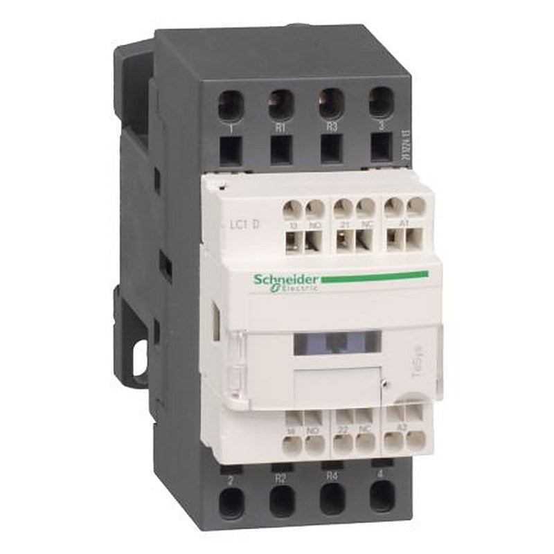 Schneider Electric TeSyS D Contactor, 400V ac Coil, 4-Pole, 25 A, 0.5 HP, 1 NO/1 NC, 440V