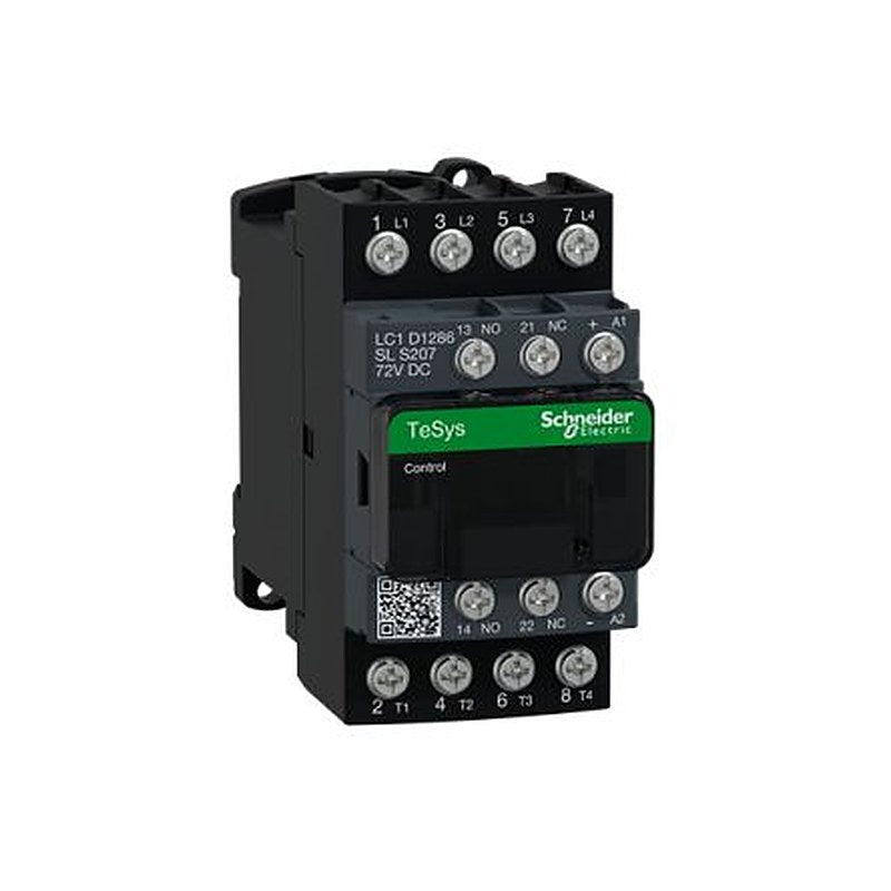Schneider Electric, TeSyS D Contactor 2 NO/2 NC, 25A Contact Rating, 5.5 kW, 72V dc 4