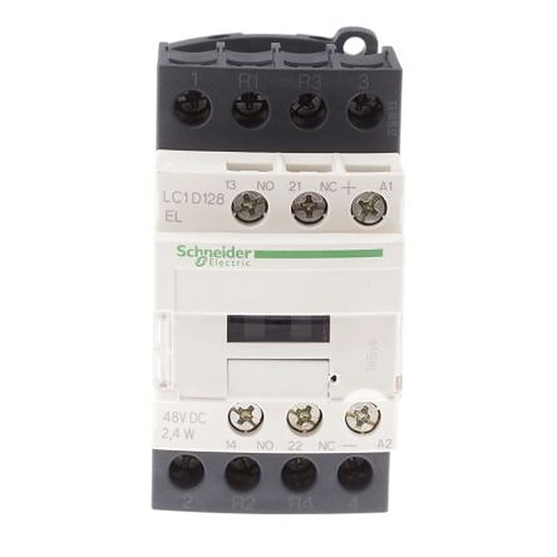 Schneider Electric TeSyS D Contactor, 48V dc Coil, 4-Pole 24V, 2 NO/2 NC, 690V ac/dc