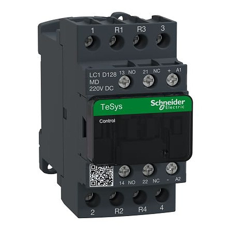 Schneider Electric TeSyS D Contactor, 230V ac Coil, 4-Pole, 25 A, 1.56 W 230V ac, 2 NO/2 NC, 690V ac