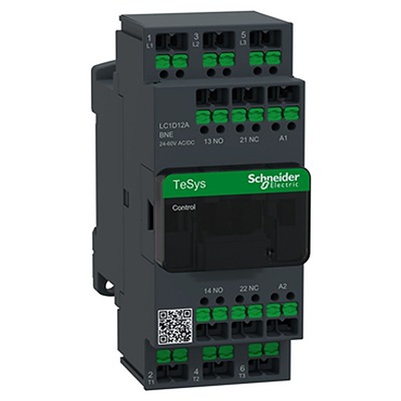 Schneider Electric TeSys Deca Contactor, 3-Pole, 25 A, 15 VA, 1 NO/1 NC, 690V ac