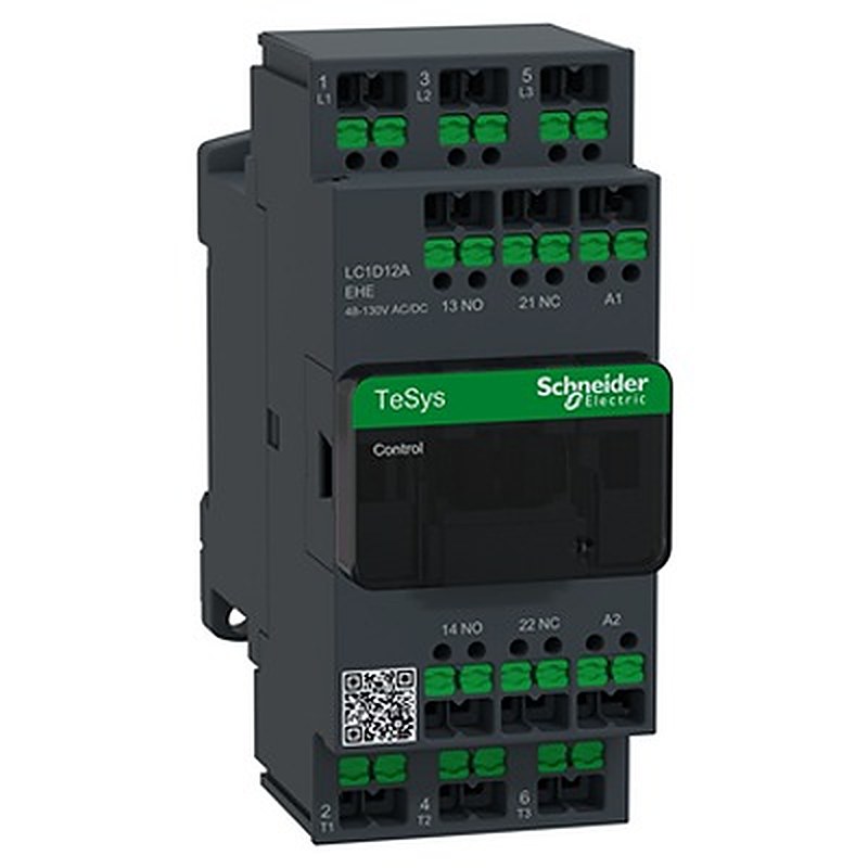 Schneider Electric TeSys Deca Contactor, 48V Coil, 3-Pole, 25 A, 15 VA, 1 NO/1 NC, 690V ac