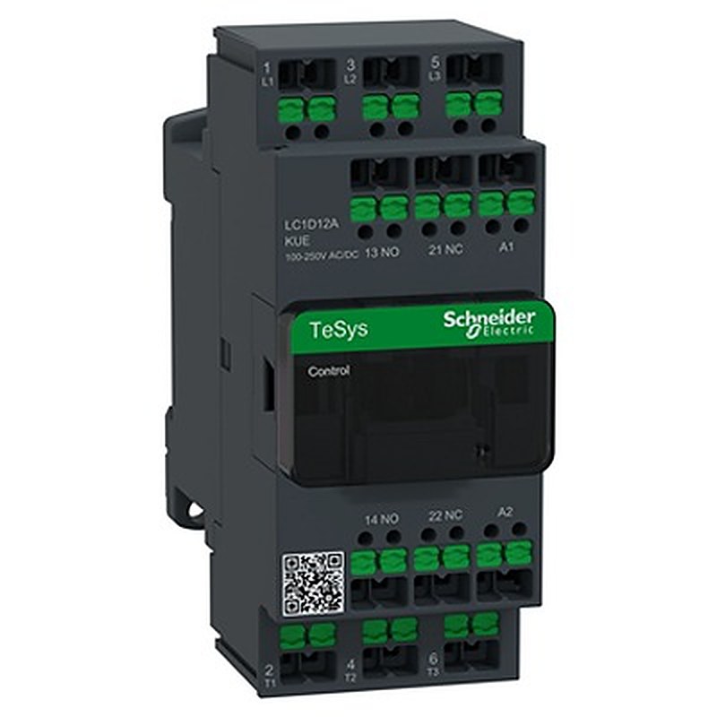 Schneider Electric TeSys Deca Contactor, 3-Pole, 25 A, 15 VA, 1 NO/1 NC, 690V ac